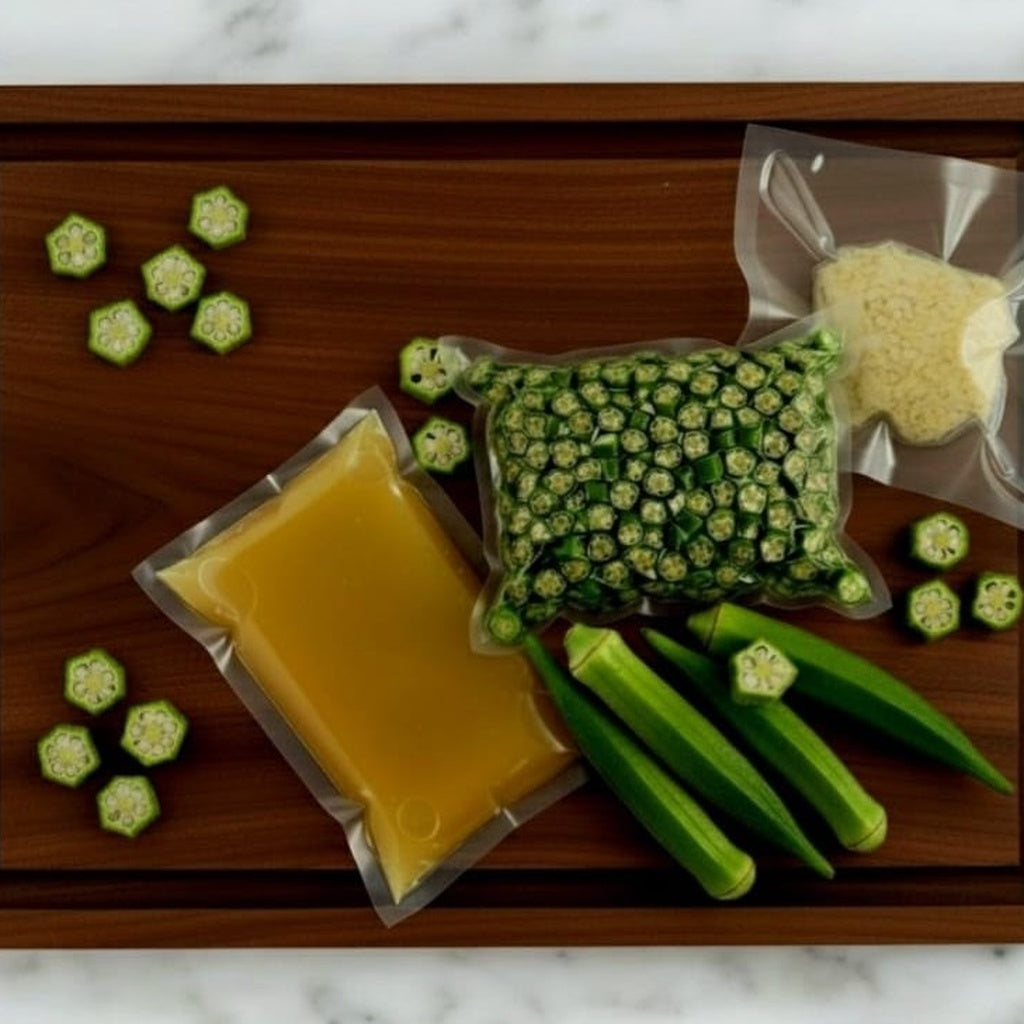 باميه بالشوربه